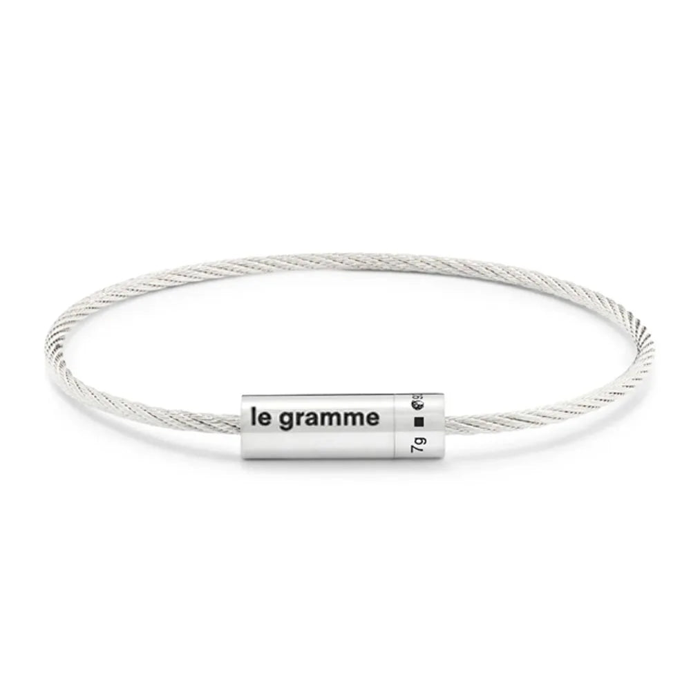 ÉLAN Bracelet — 18K Polished Silver Precision