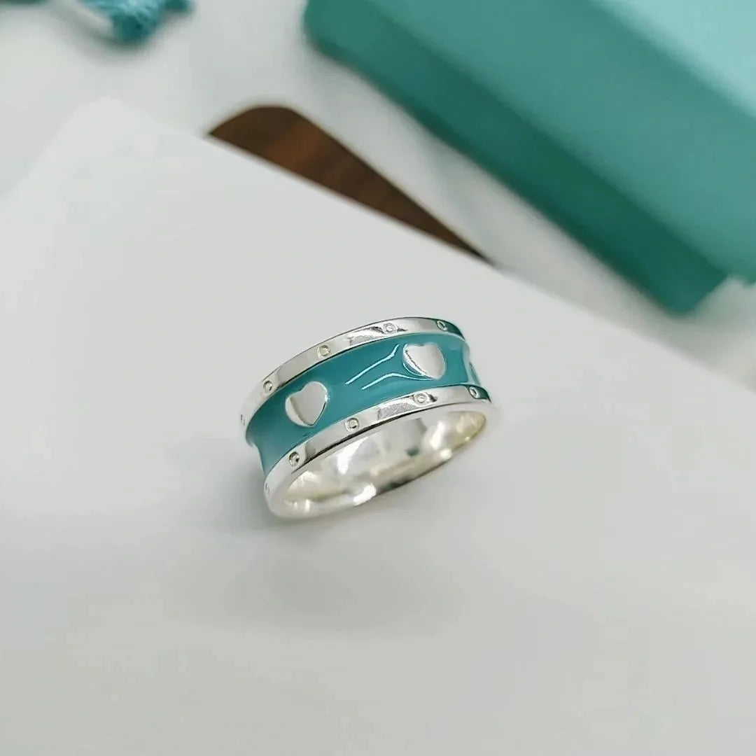 Coeurciel | 925 Silver Heart in Tiffany Blue