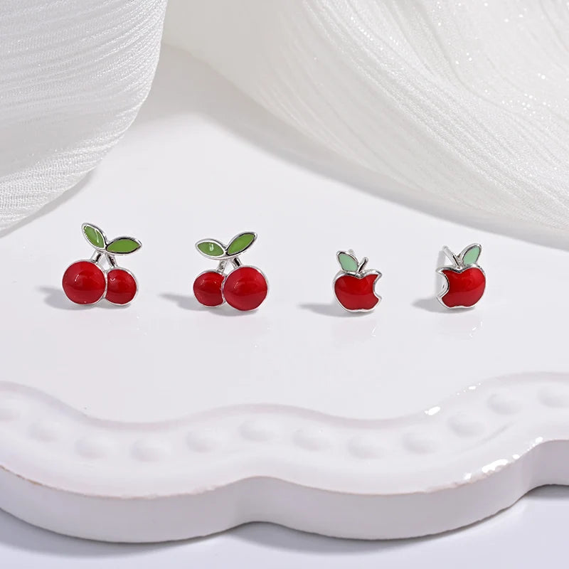 Mirabella Stud Earrings | Fruit & Holiday Trio