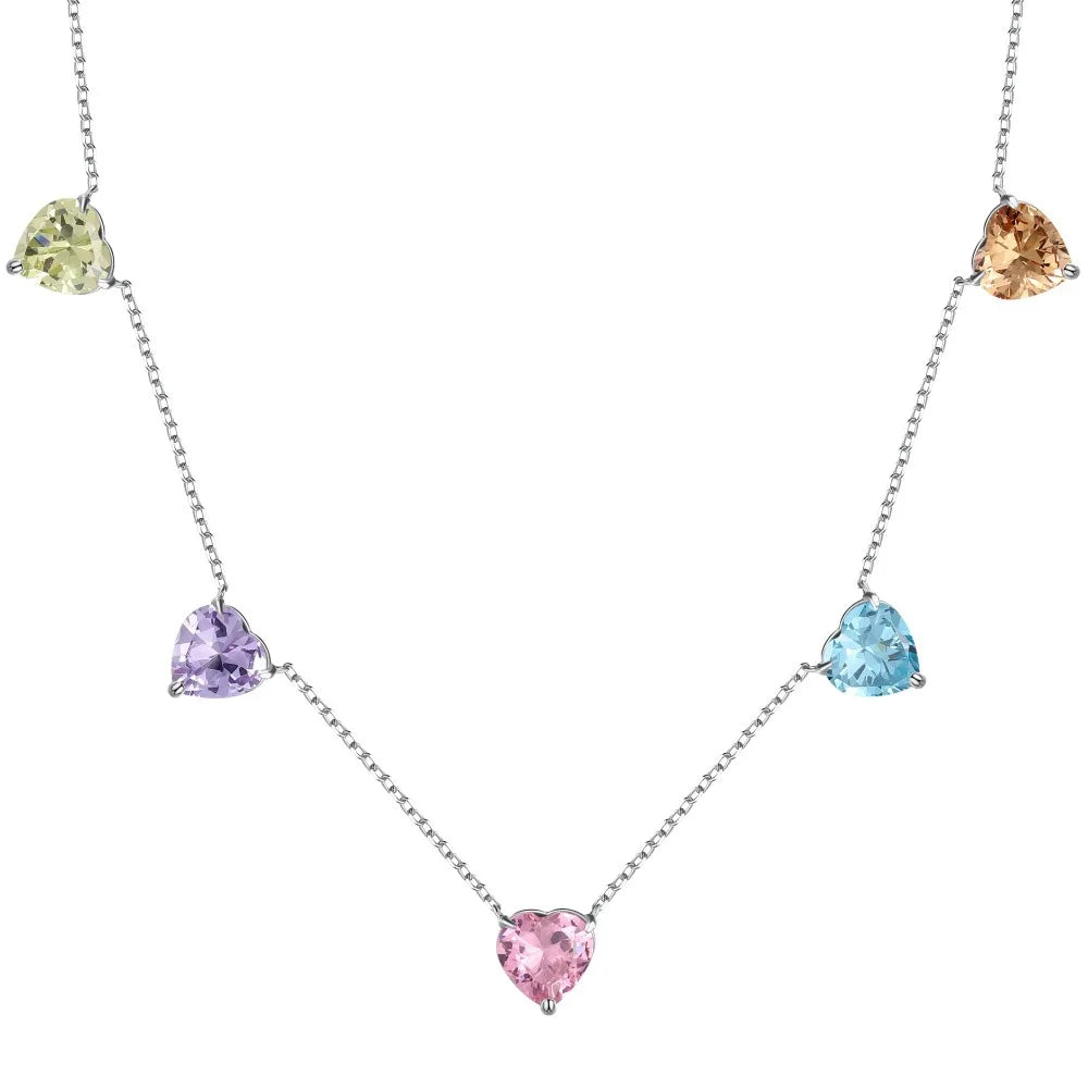 Aurora Hearts | 925 Silver | Multicolor Glow