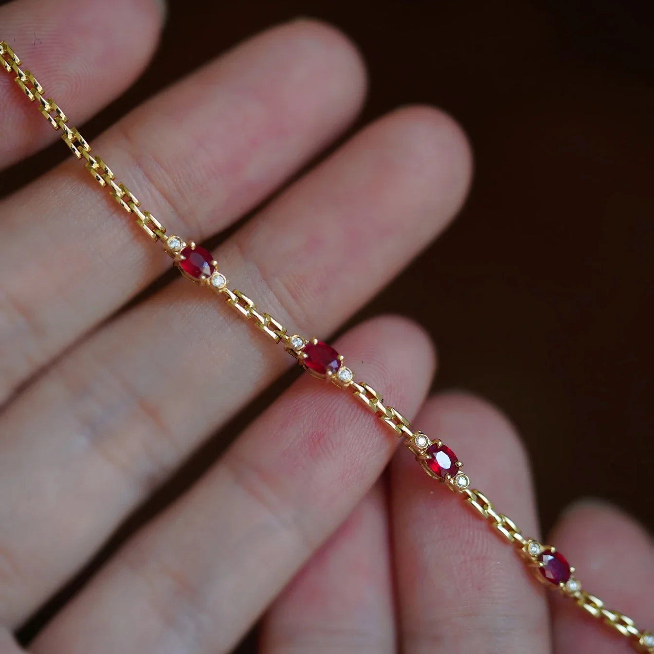 Rubissence | 18K Gold-Plated | Ruby Glow
