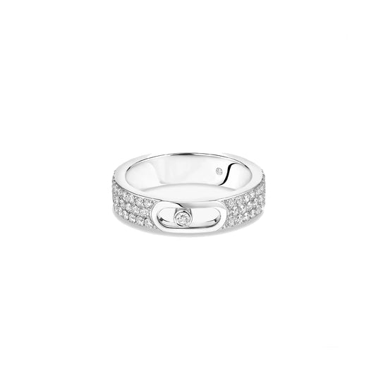 Étoile Embrace Ring | Silver Jewelry | Mesh Zircon Design