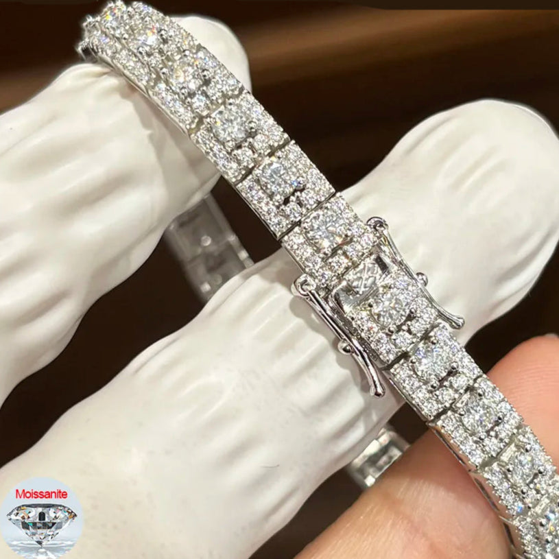 Lumora Tennis | 925 Gümüş | Tam Moissanite