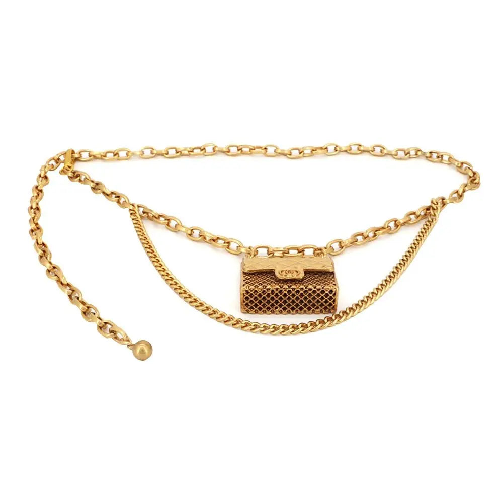Chânelis | Bold Golden Waist Chain