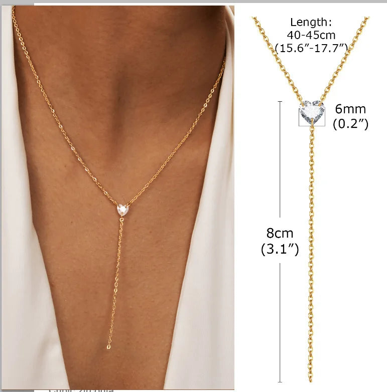 Éloria | Dainty Y-Lariat Elegance