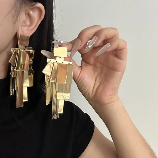 Aurévoque | Geometric Drop Earrings