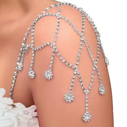 Aurivelle | Cascading Crystal Shoulder Light