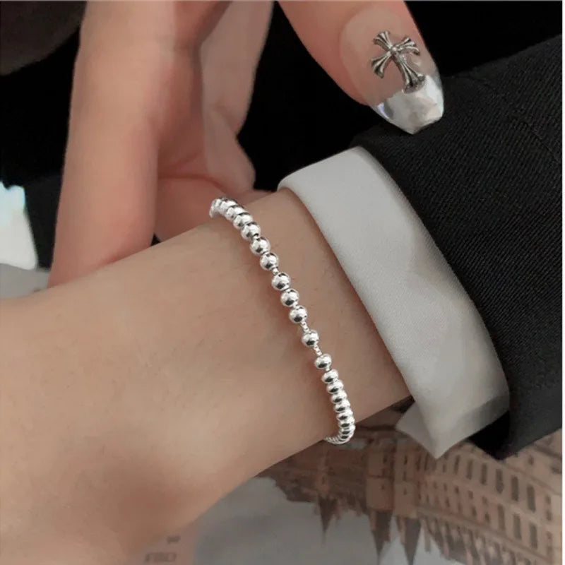 Silver Sphere | 925 Sterling | Adjustable Elegance