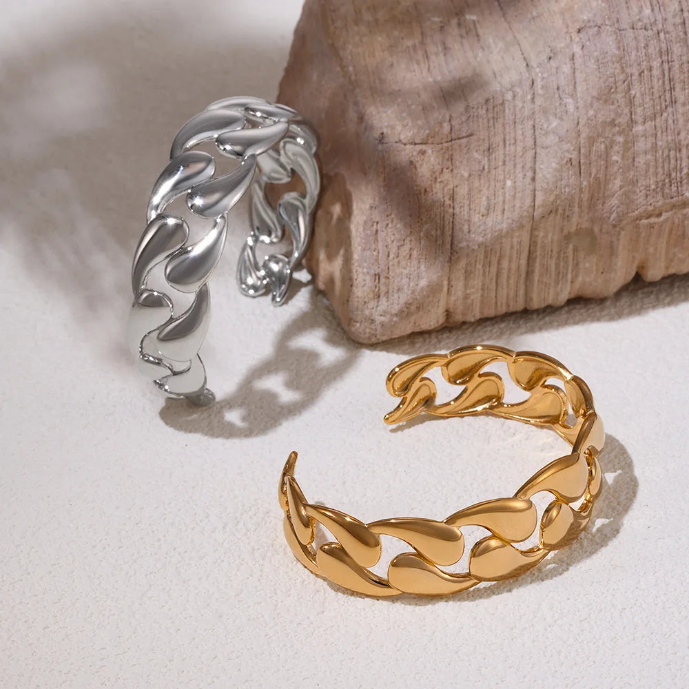 Elvara Drop | 18K Gold-Plated | Water-Inspired