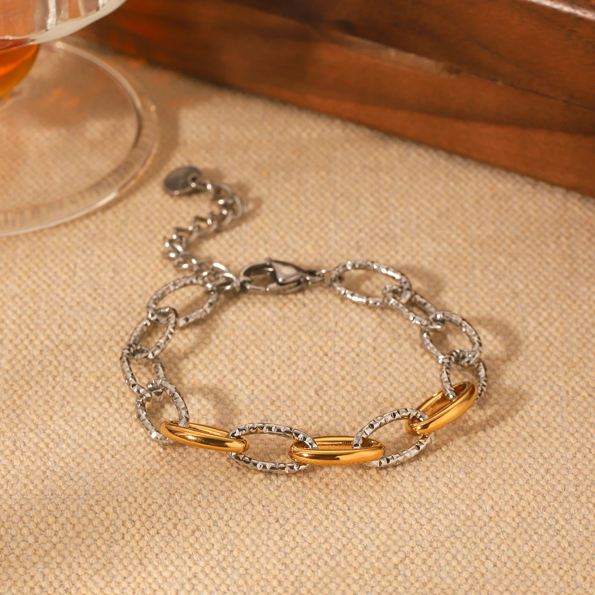 Bivora Link | Stainless Steel | Dual-Tone Chain