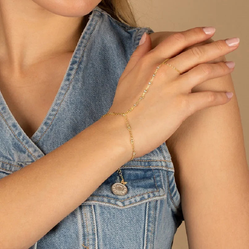 Prism | 18K Gold-Plated | Adjustable with CZ Stones