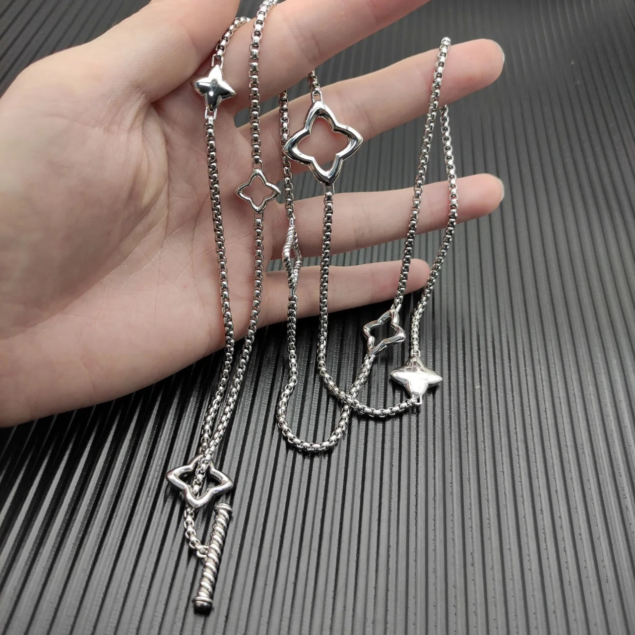 Stellara | Stars & Clovers in Silver