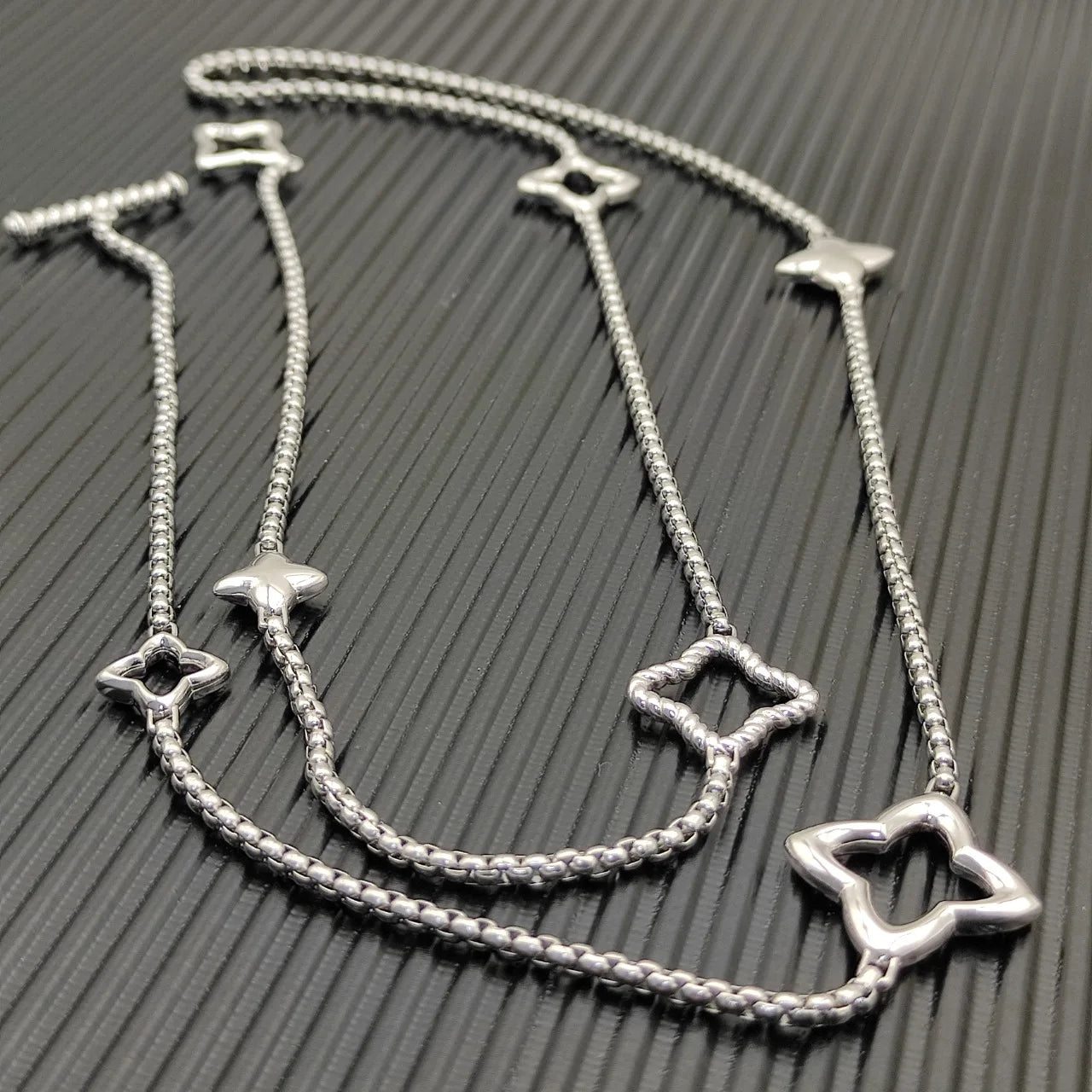 Stellara | Stars & Clovers in Silver