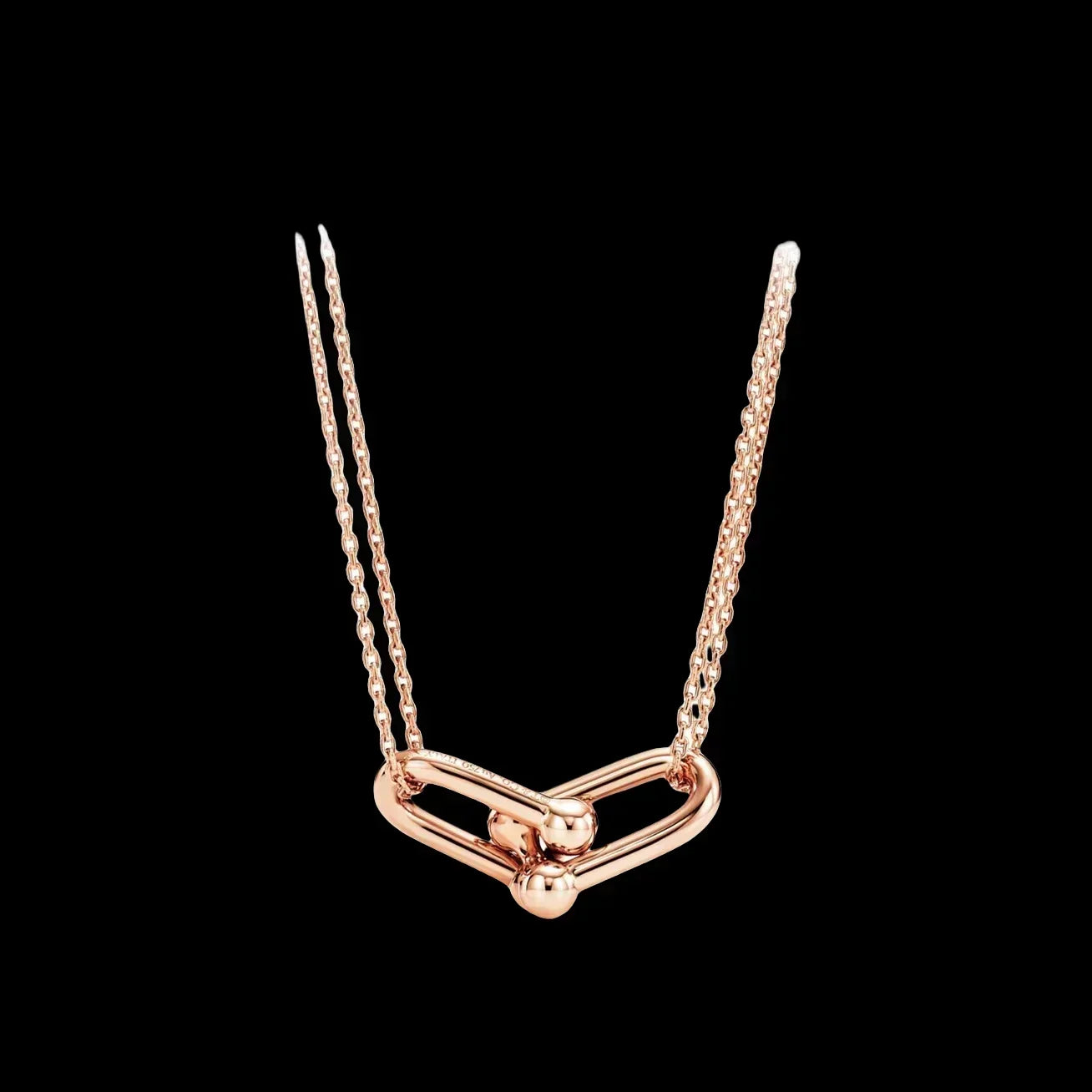 Équina | 925 Silver | Gold-Plated Horseshoe with Zircon