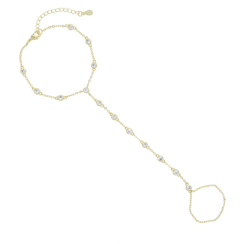 Prism | 18K Gold-Plated | Adjustable with CZ Stones