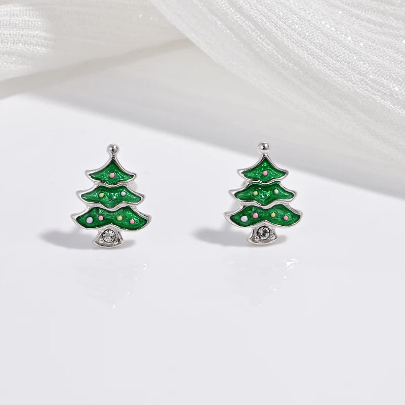 Mirabella Earrings | 925 Silver & Hand-painted Enamel