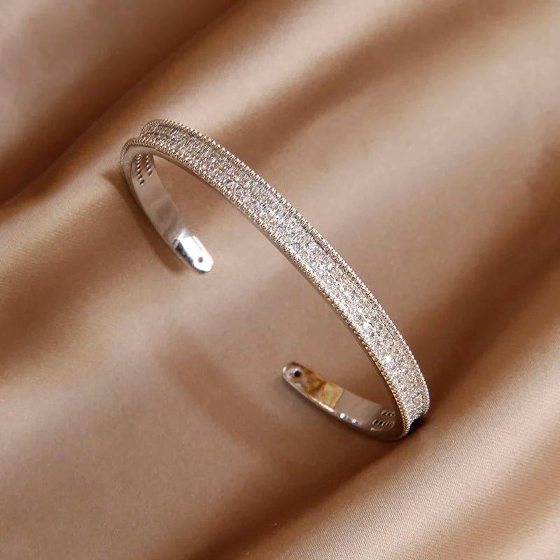 VELARA Bangle | Gold Jewelry | Letter V Cuff Design