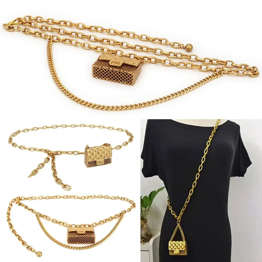 Chânelis | Bold Golden Waist Chain