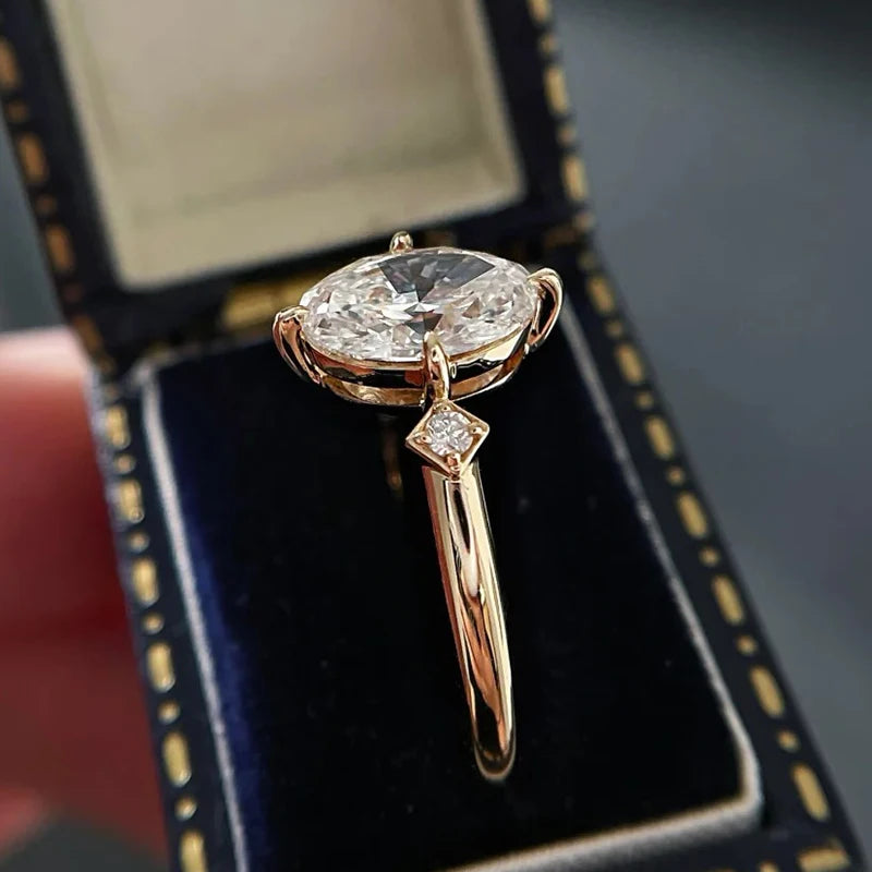 Lunara | 2CT Moissanite | Elmas Işıltı