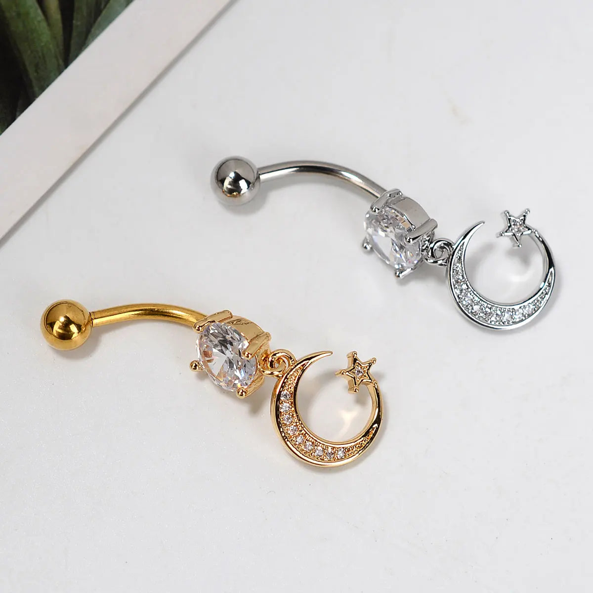 Lunéra | Celestial Crystal Belly Rings