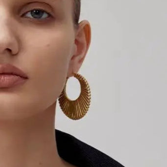 Auréline — Radiant Woven Hoops