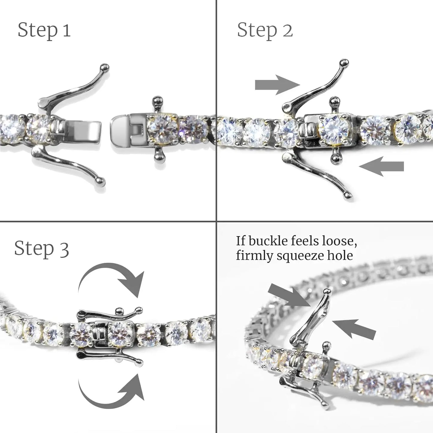 Radiance 4MM Moissanite Bracelet