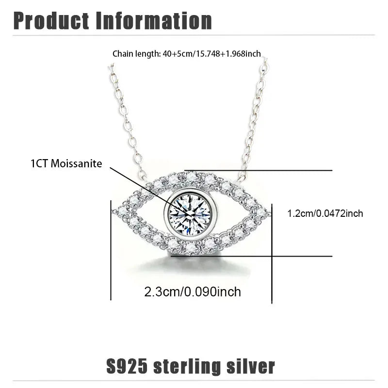 Auréveil | Moissanite Göz Kolye