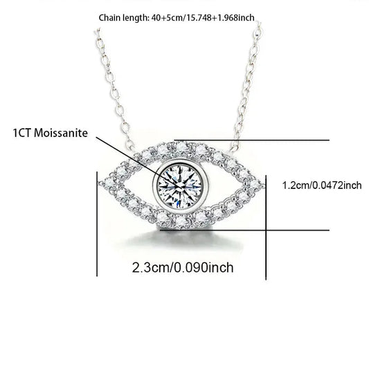 Auréveil | The Moissanite Eye Necklace