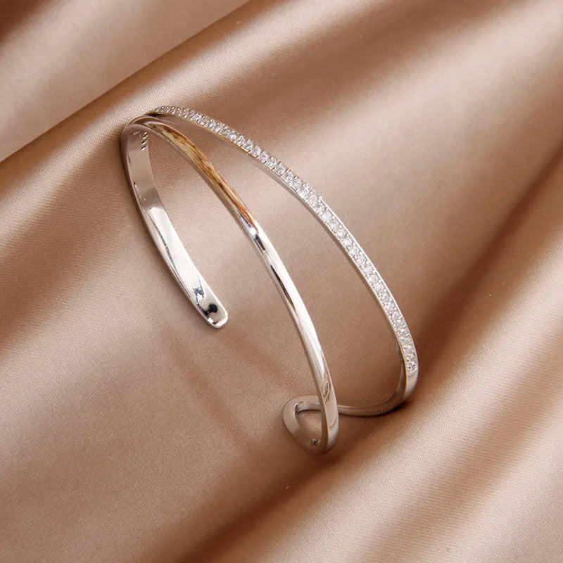 VELARA Bangle | Gold Jewelry | Letter V Cuff Design