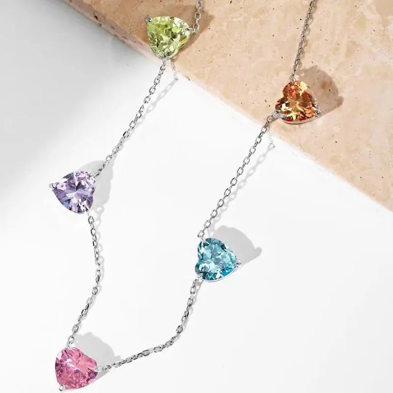 Aurora Hearts | 925 Silver | Multicolor Glow