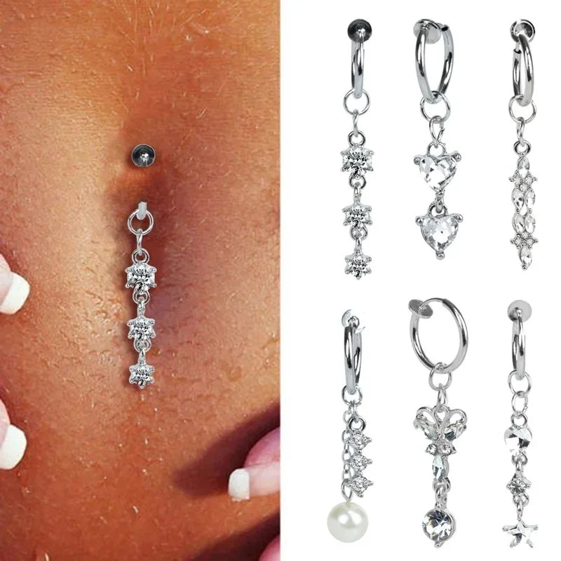 Veloura | Chic Clip-On Belly Charms