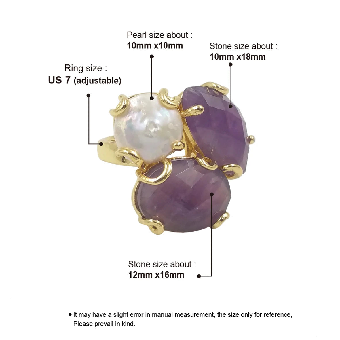 Trévoia | Trio of Stones in Gold