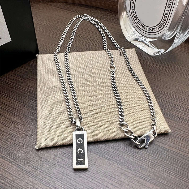 Gryphon | Silver Enamel Pendant Chain