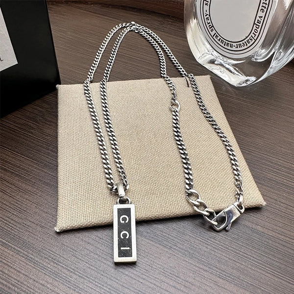 Gryphon — Silver Enamel Pendant Chain