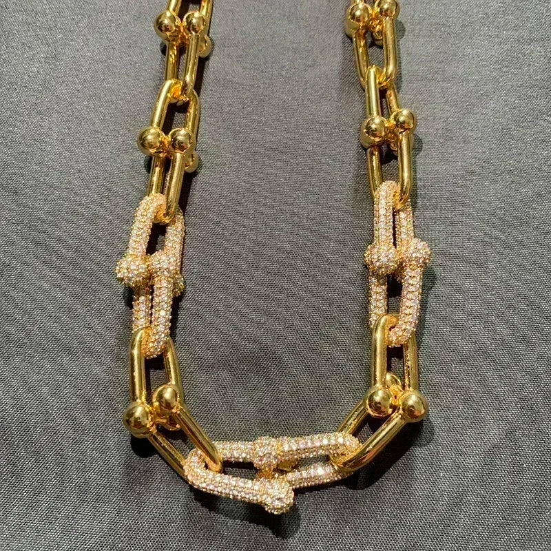 LOCKFIRE | 925 Silver | Yellow Gold Lock Pendant