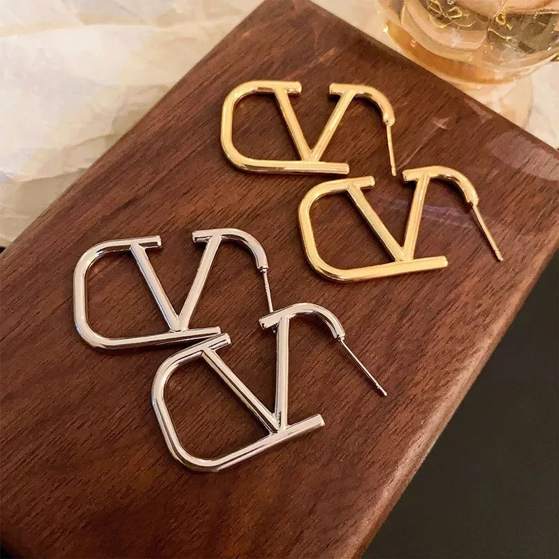 Arkevia | VELTORI V-Shape | Rhodium / Gold Plated