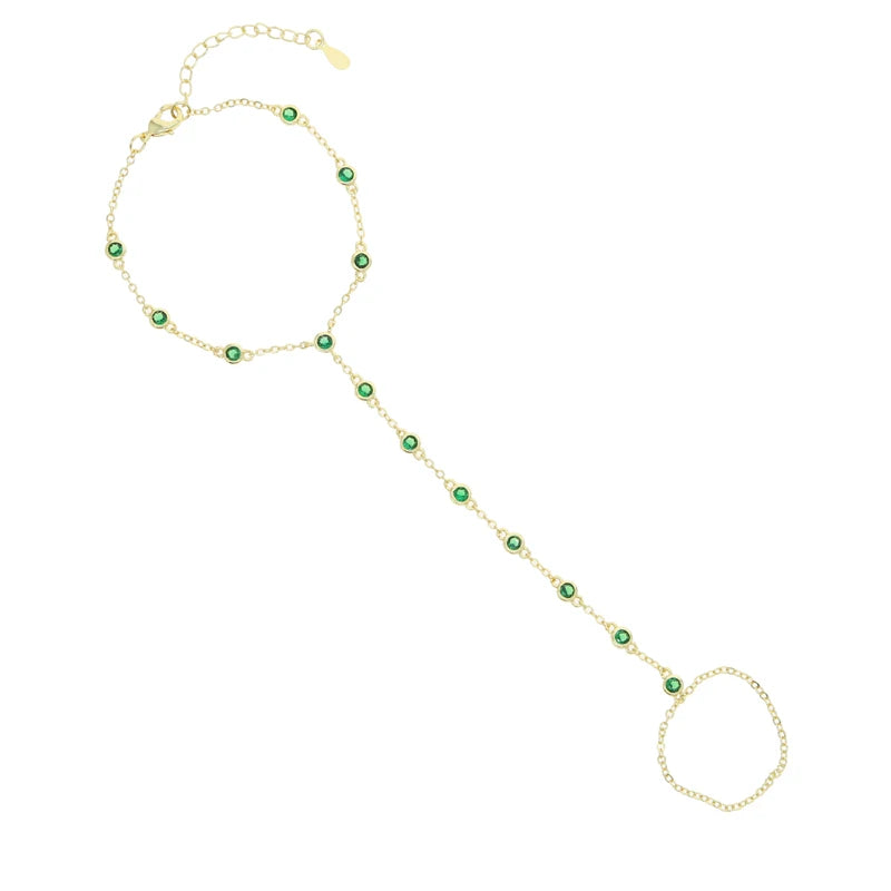 Prism | 18K Gold-Plated | Adjustable with CZ Stones
