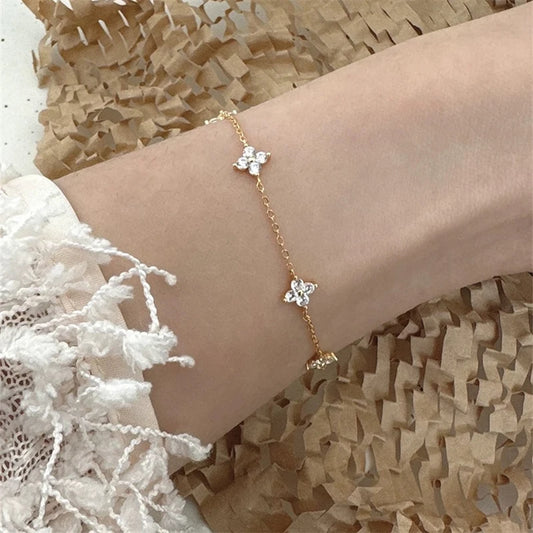 Stellara | Rhodium-Plated | CZ Star Bracelet