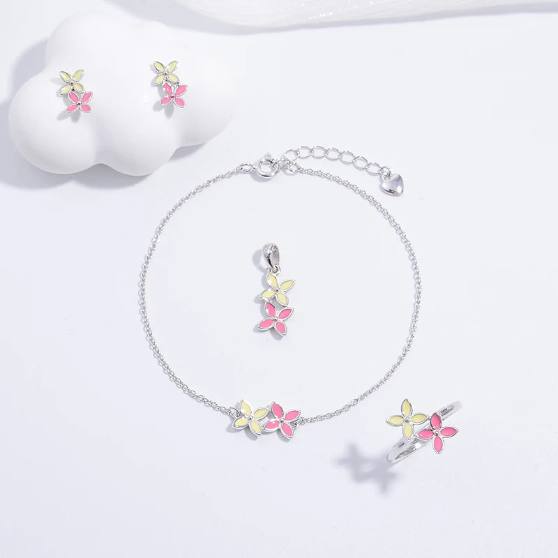Rosalie Jewelry Set | Hearts, Roses & Clovers