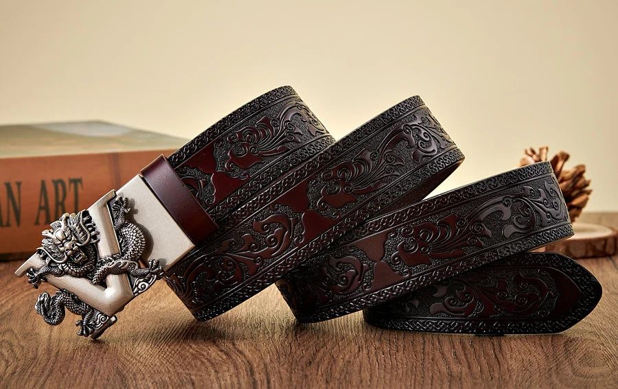 Dracovia | Dragon V Gold Buckle Belt