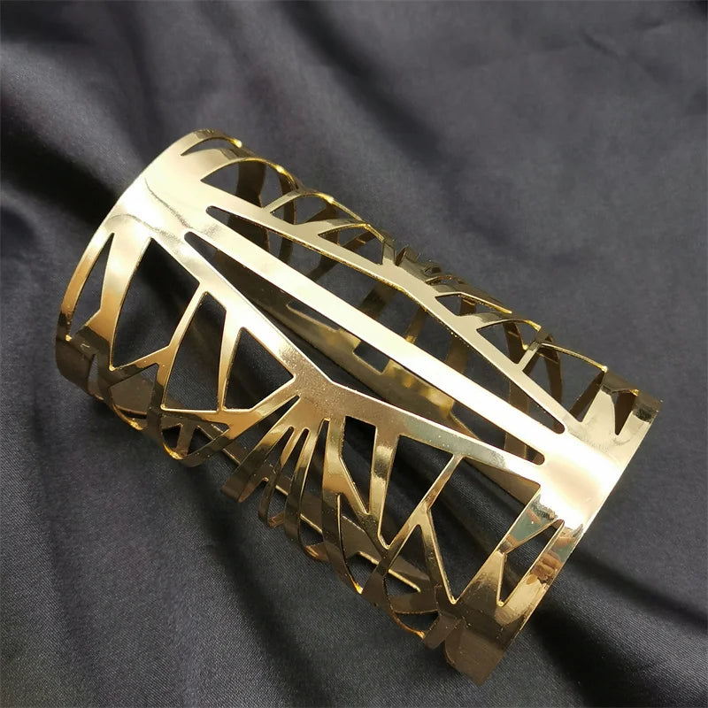 Zylaris | Gold-Plated | Sculptural Cuff