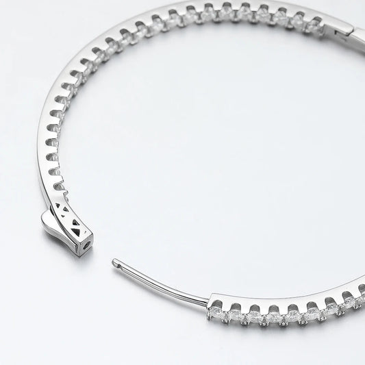 Auréline | Moissanite Hoop Brilliance