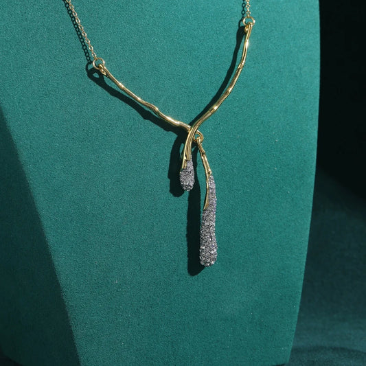 Seraphine Necklace | 18K Gold Jewelry | Branch Pendant Design