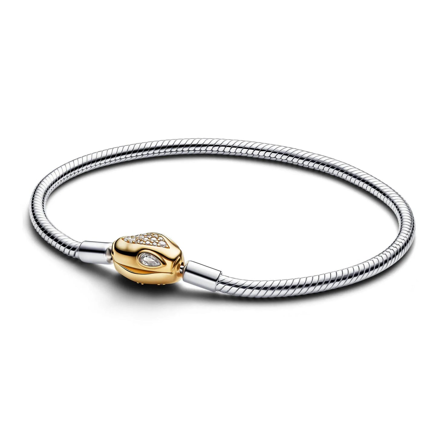 Amorvén | Sterling Silver Snake Chain with Heart