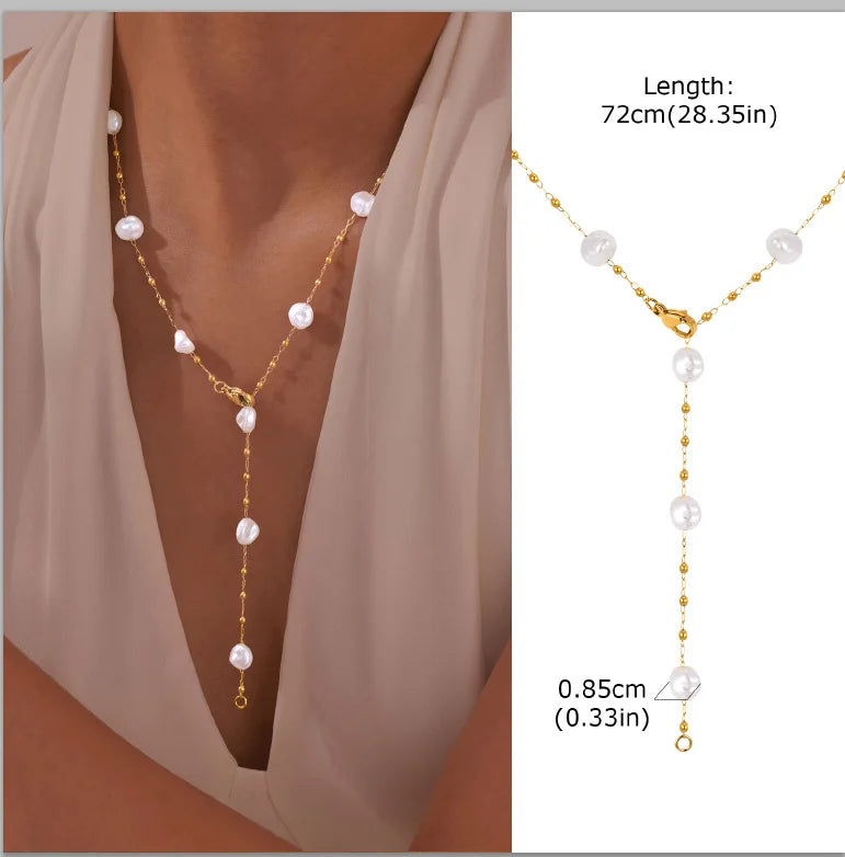 Éloria | Dainty Y-Lariat Elegance