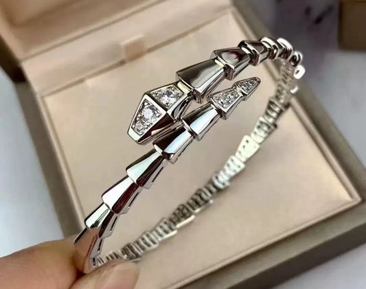 Vibra Serpent Bangle | Rose Gold Jewelry | Snake Design
