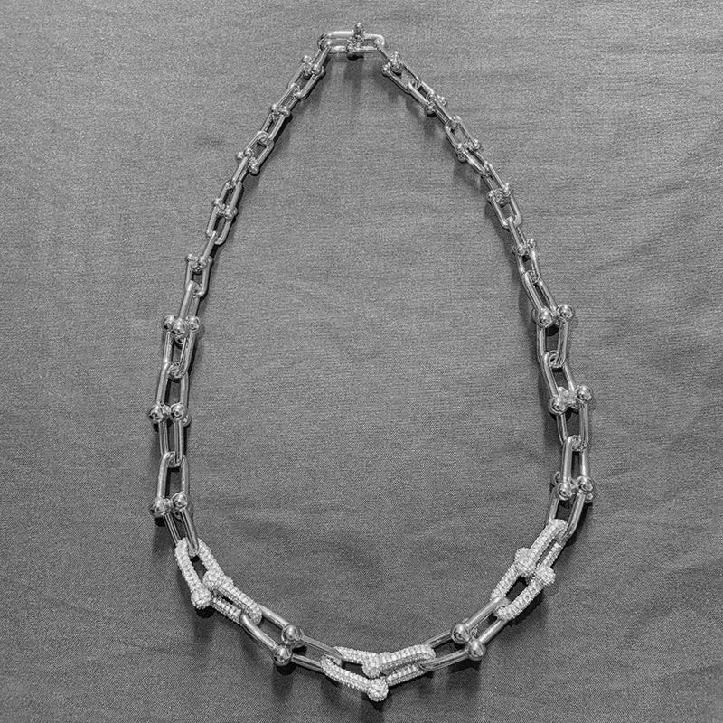 LOCKFIRE | 925 Silver | Yellow Gold Lock Pendant