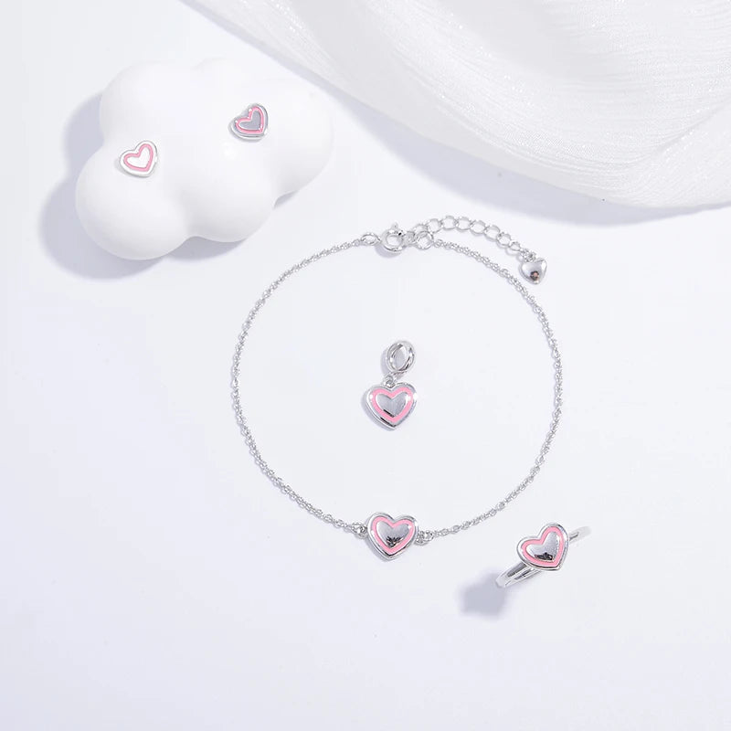 Rosalie Jewelry Set | Hearts, Roses & Clovers