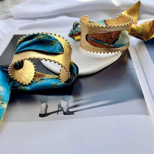 Artevine | Altın Van Gogh Cuff