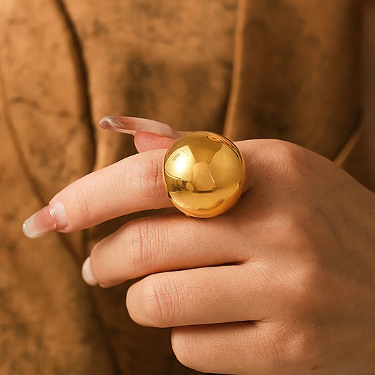 Solara | 18K Gold & Silver | Bold Sphere